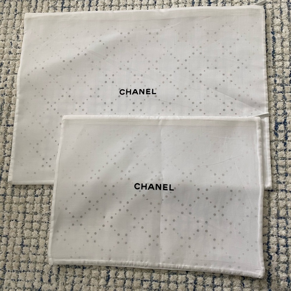 New Chanel garment bag/pouch 2 pack